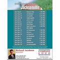 Jacksonville Football Schedule Postcards - Standard (4-1/4" x 5-1/2")